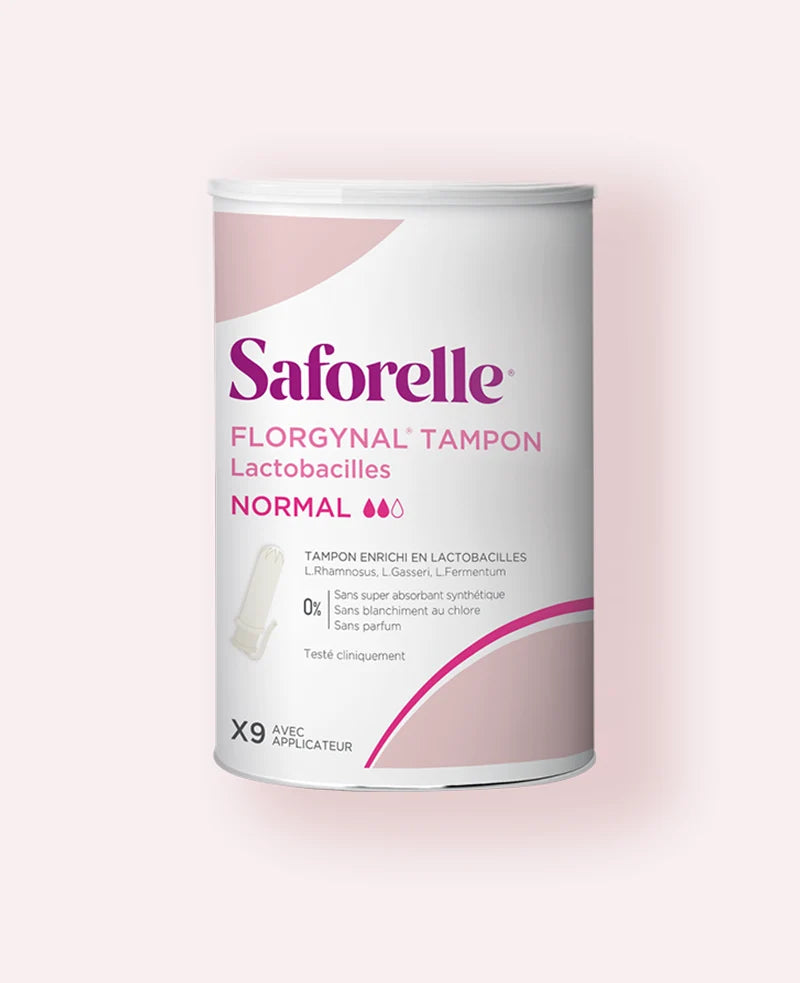 SAFORELLE Tampons Florgynal® enrichis en lactobacilles x9