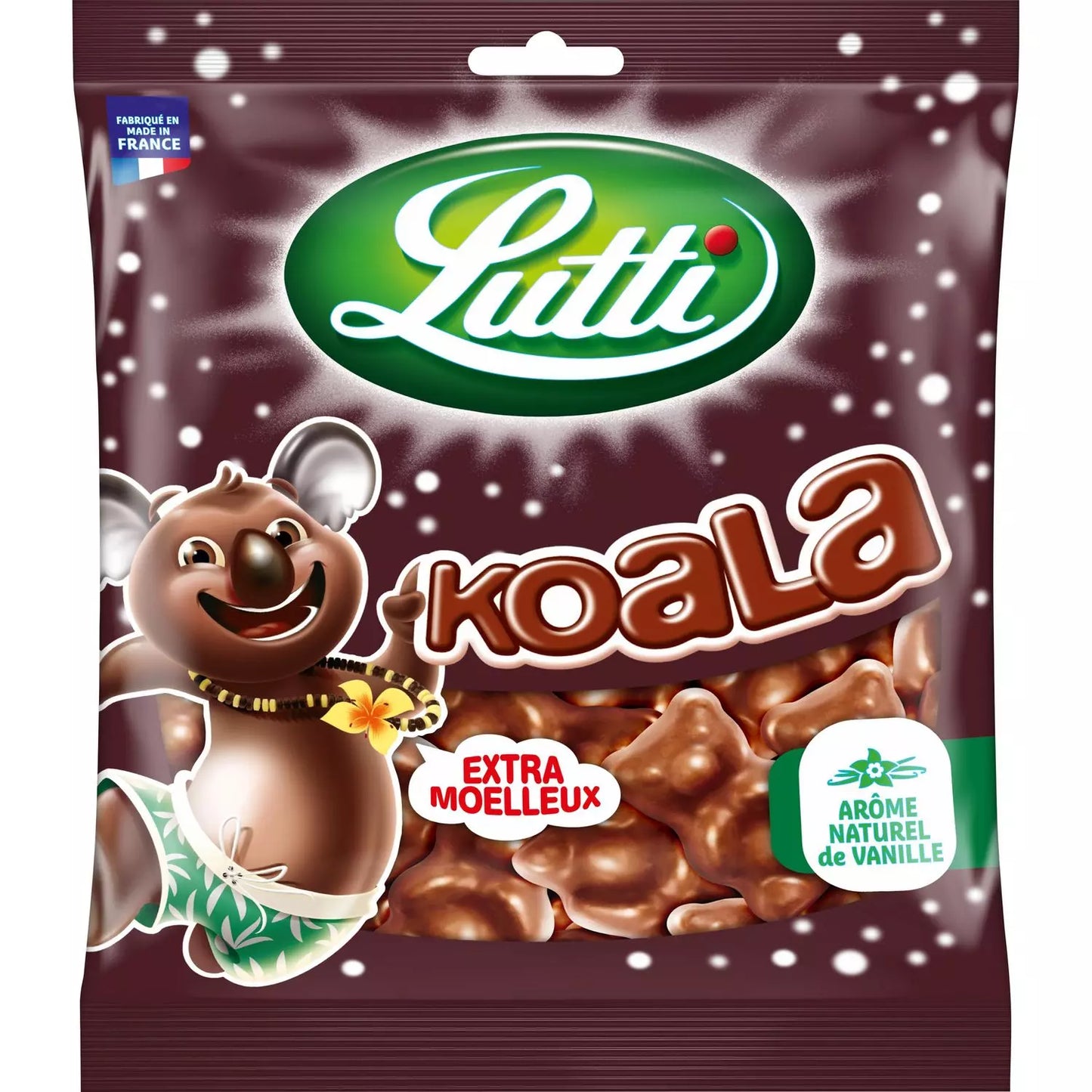 LUTTI Koala Marshmallow with Milk Chocolate Candy 185g