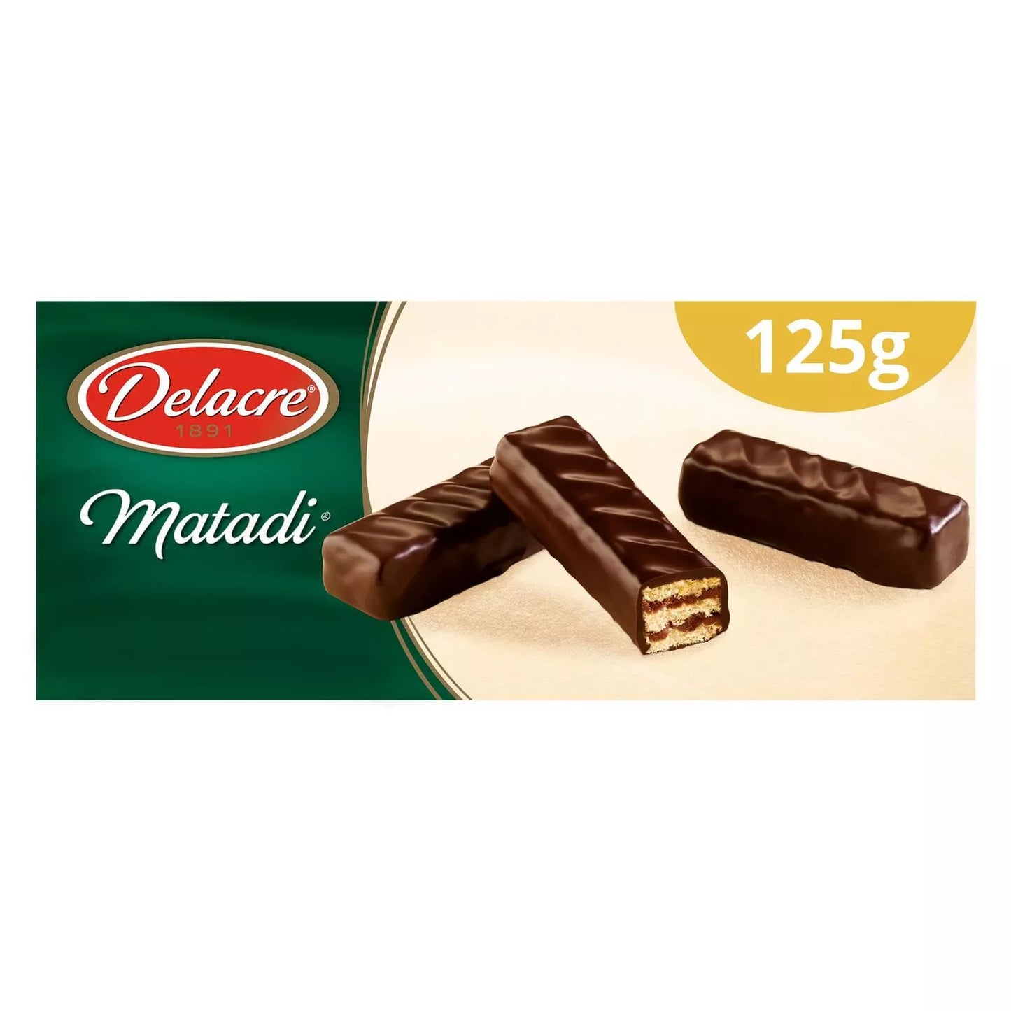 DELACRE Matadi Dark Chocolate Wafers 125g
