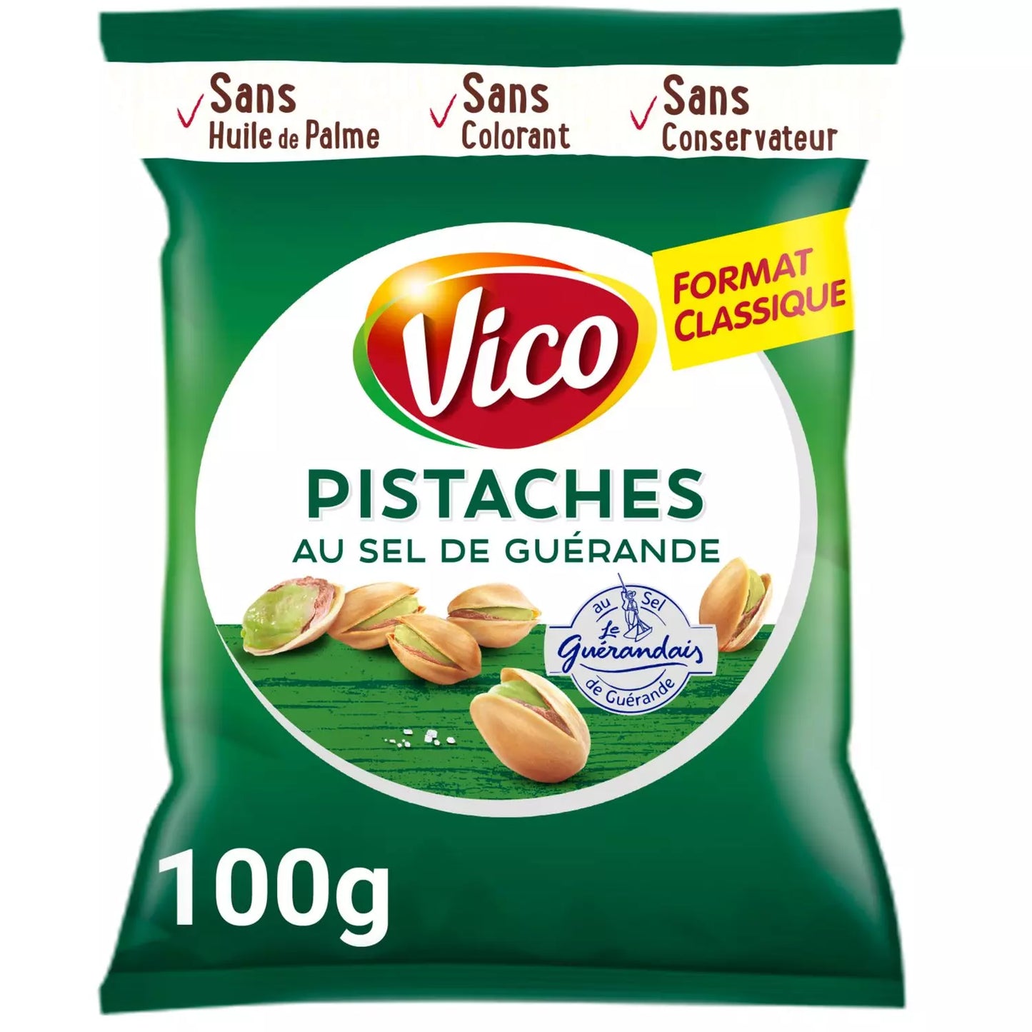 VICO Pistazien mit Meersalz aus Guérande 100g