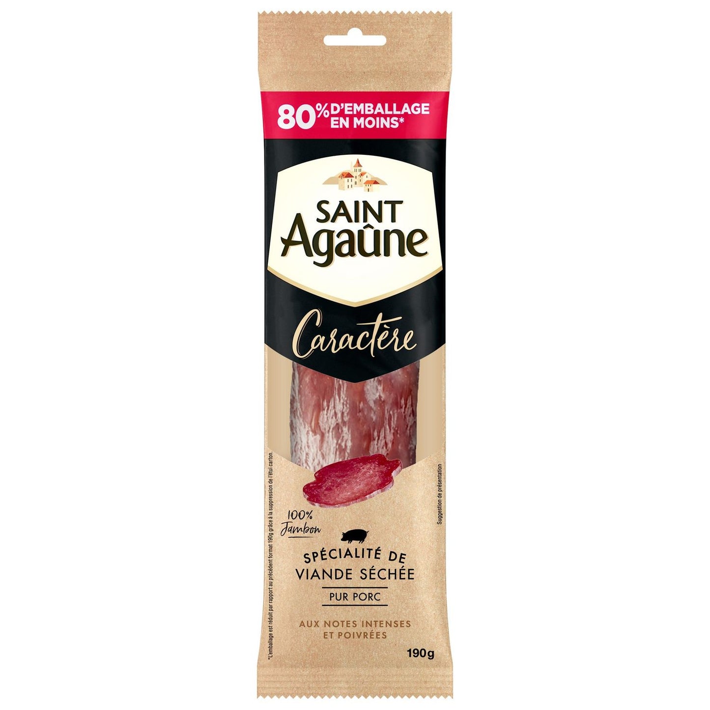 SAINT AGAUNE Dried Meat Caractère 190g