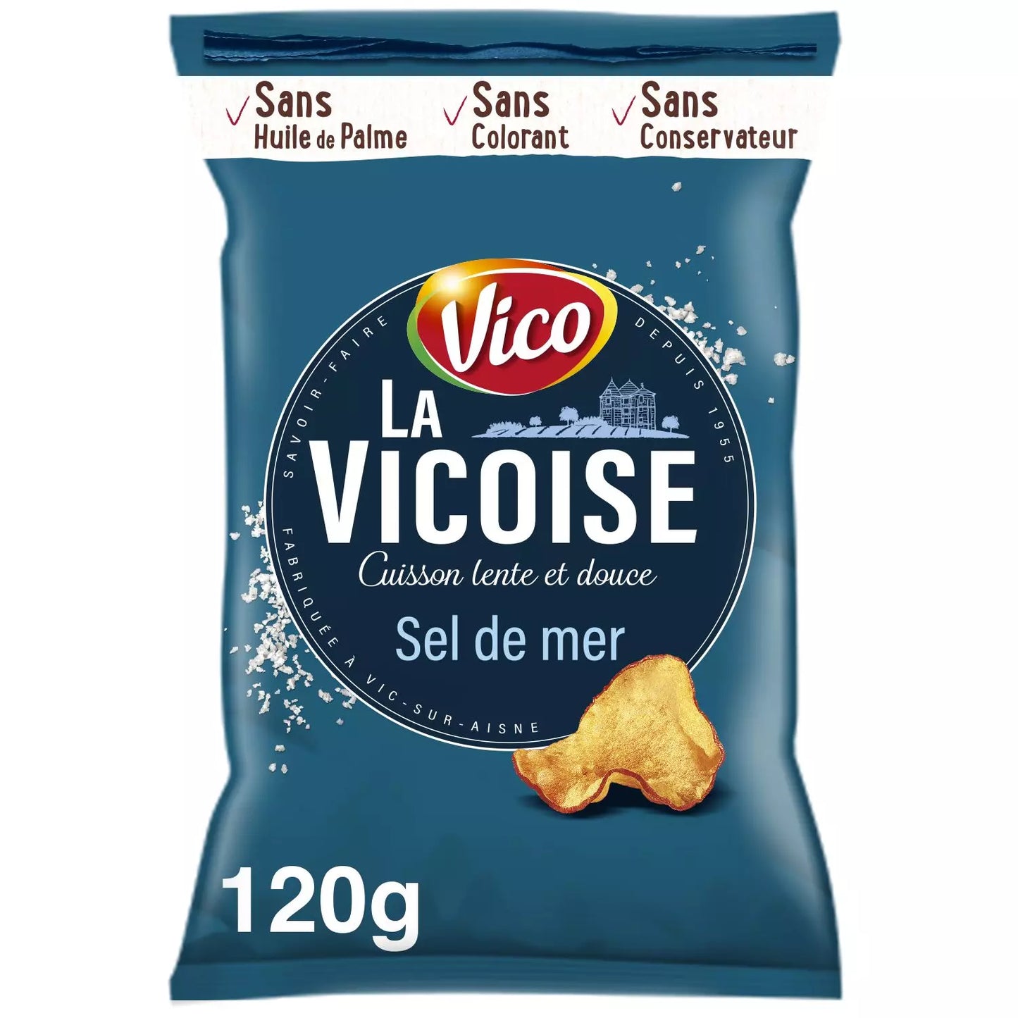 VICO La Vicoise Chips mit Meersalz 120g
