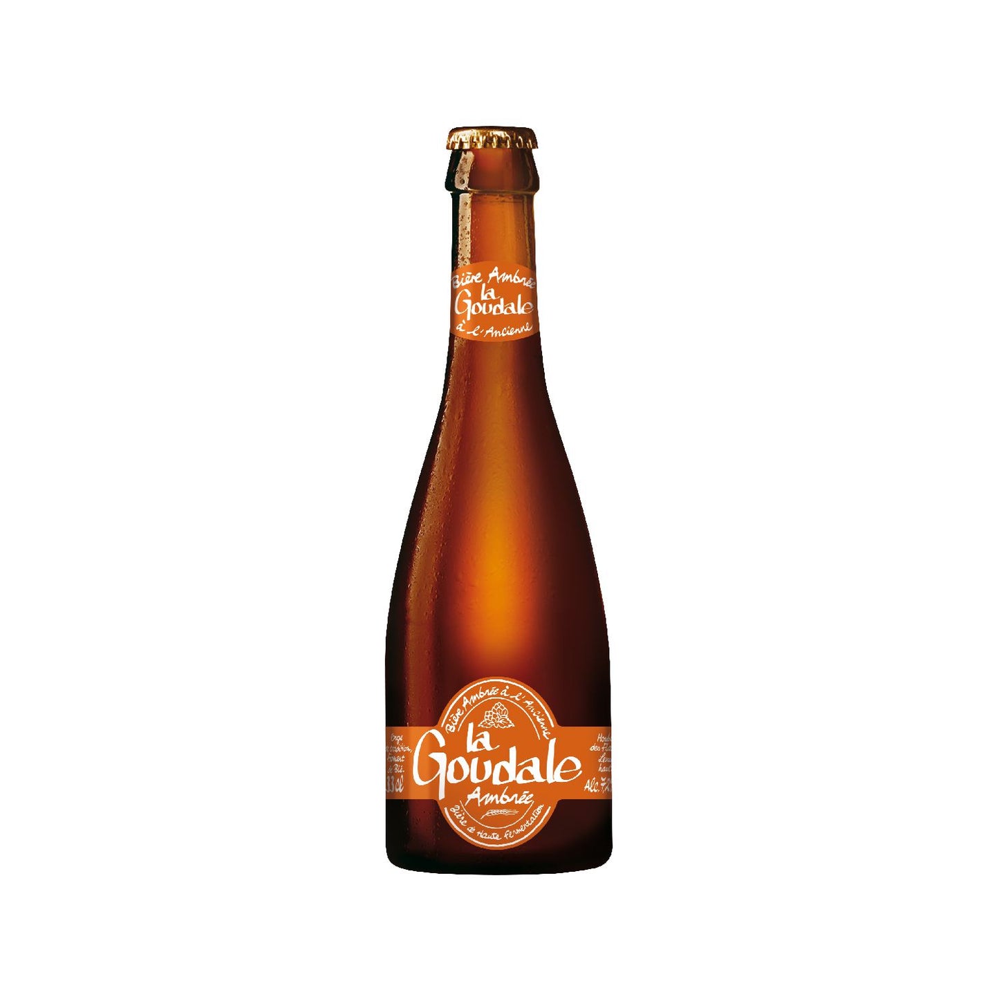 LA GOUDALE Bière ambrée à l'ancienne 7,2% 330ml
