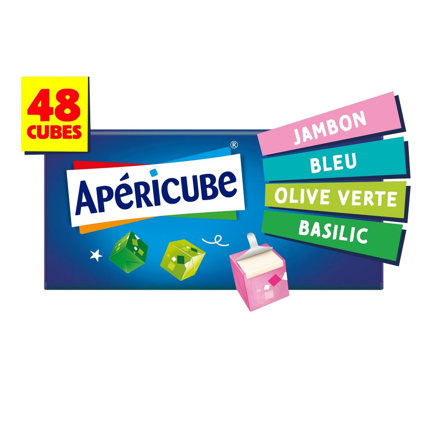 APÉRICUBE Cheese Appetizer Cocktail Box of 48 Cubes – 250g