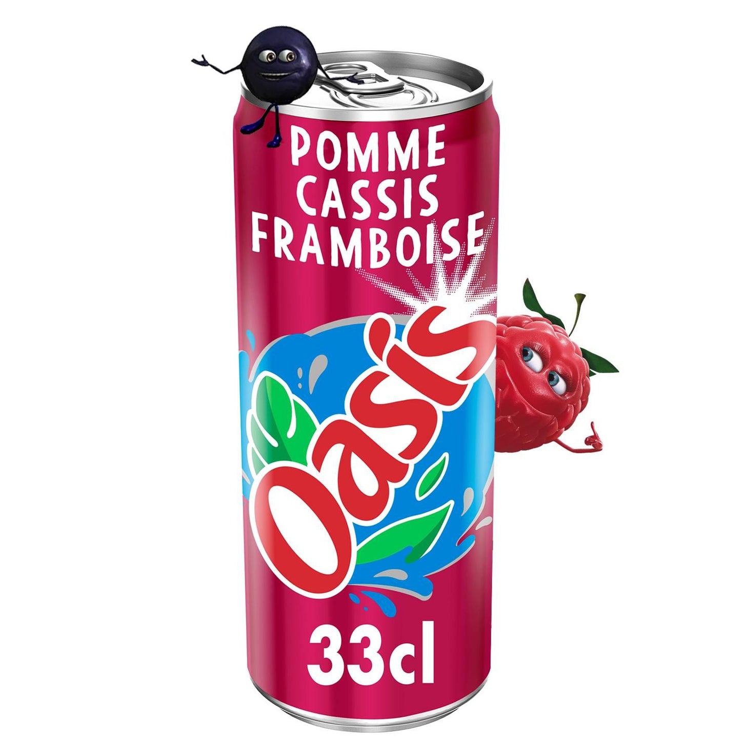 OASIS Apple, blackcurrant, and raspberry 1x330ml