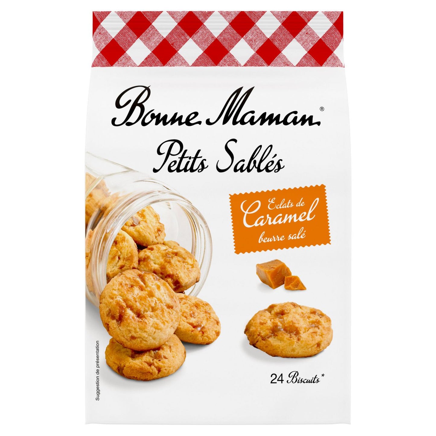 BONNE MAMAN Salted Caramel Butter Shortbread Biscuits 250g
