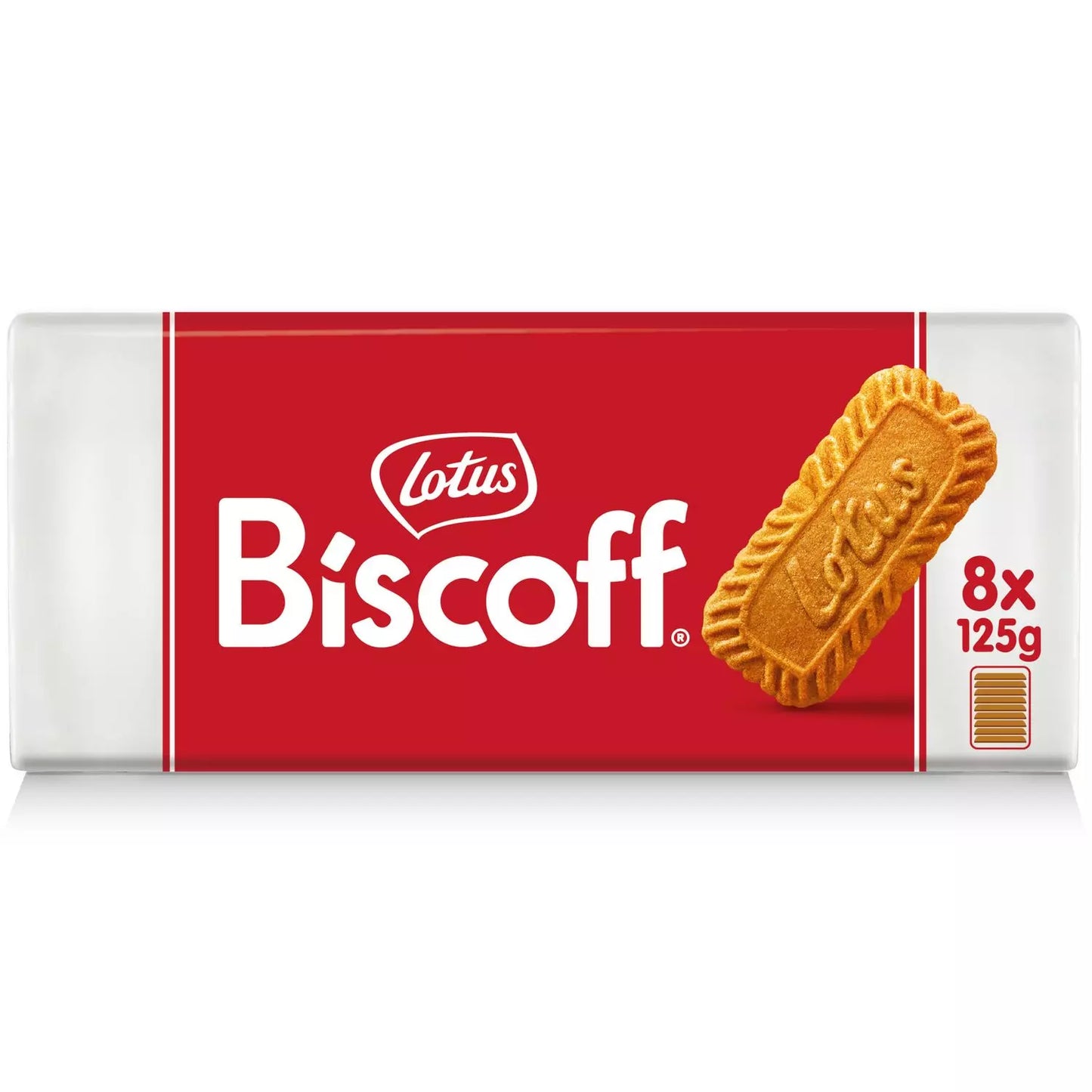 LOTUS BISCOFF Original Biscuits 1kg (8 x 125g) Maxi Pack