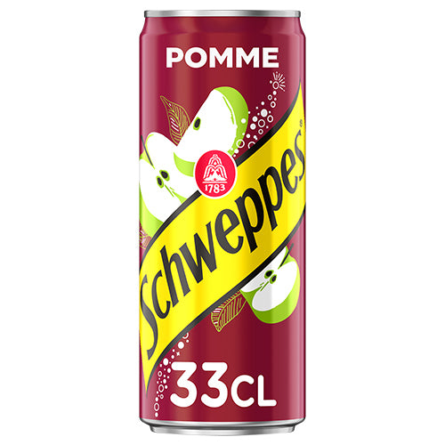 SCHWEPPES Soda Saveur Pomme 1x330ml
