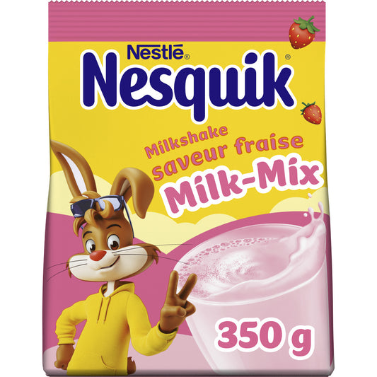 NESTLE NESQUIK - Strawberry-Flavored Powder 350g