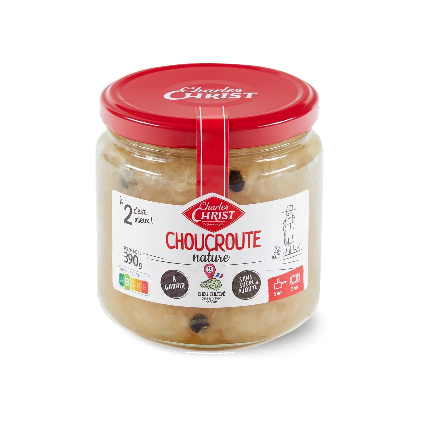 CHARLES CHRIST Choucroute nature 390g