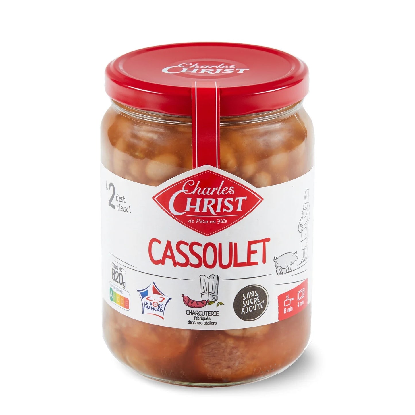 CHARLES CHRIST Cassoulet with Lingot Beans 820g