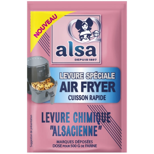 ALSA Levure chimique Spécial Air Fryer Cuisson Rapide x5