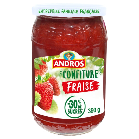 ANDROS Confiture Fraise Allégée 350g