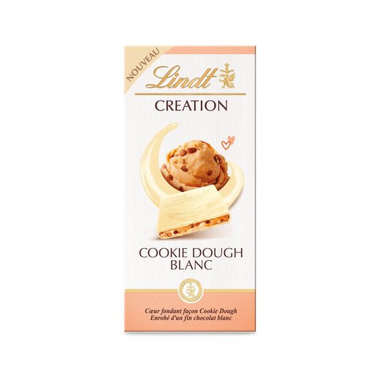 LINDT CREATION Chocolat Cookie Dough Blanc LINDT 150g