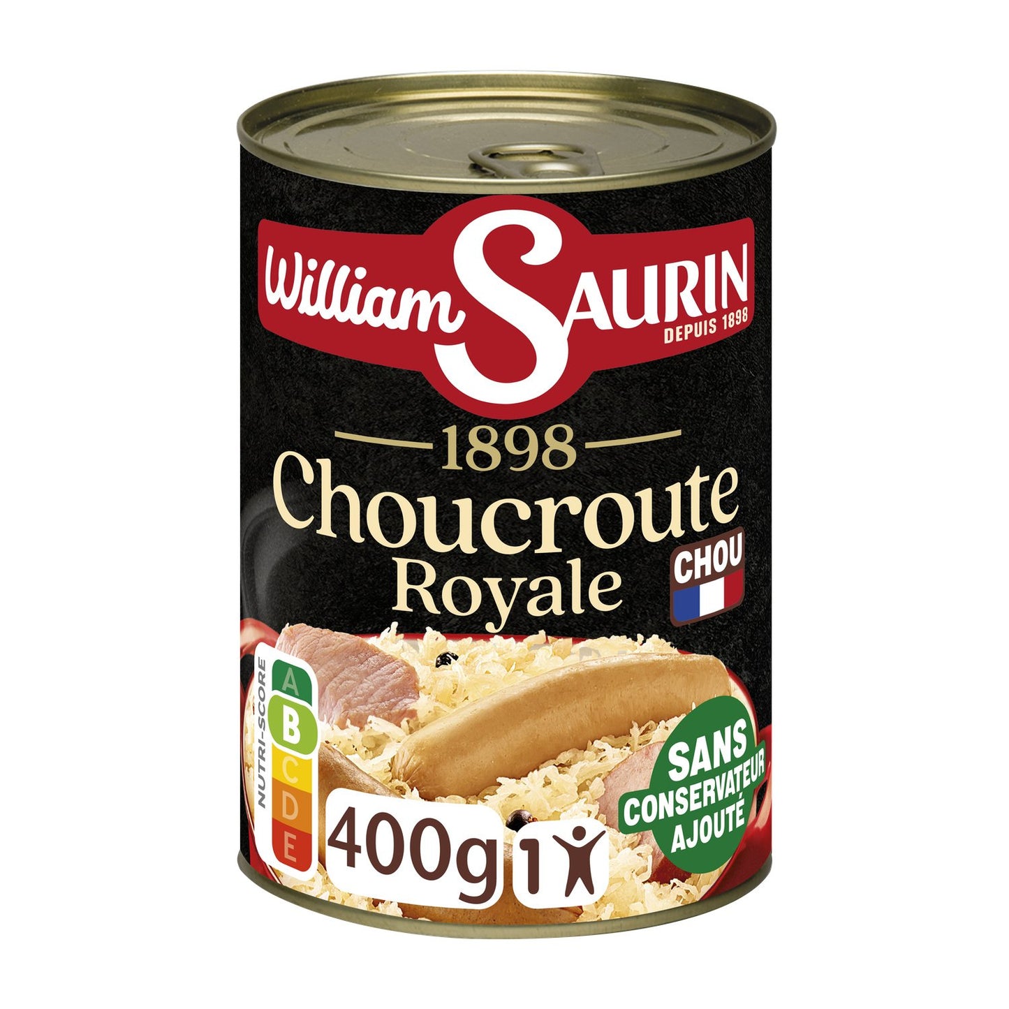 WILLIAM SAURIN Choucroute au Riesling  400g