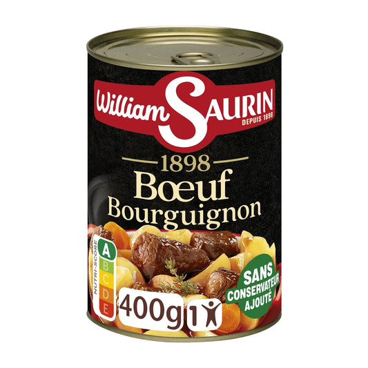 WILLIAM SAURIN Bœuf Bourguignon 400g