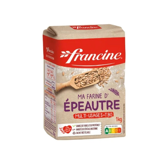 FRANCINE Farine D'Epeautre T80 1kg