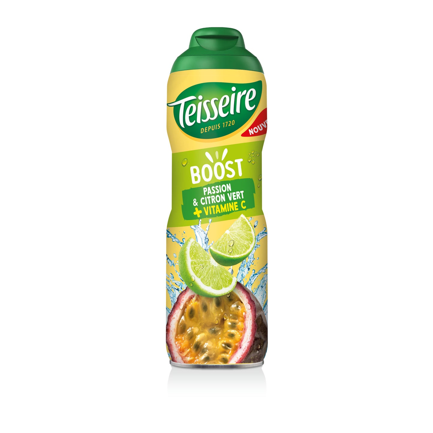 TEISSEIRE Sirup Boost Maracuja und Limette Vitamin C 60cl