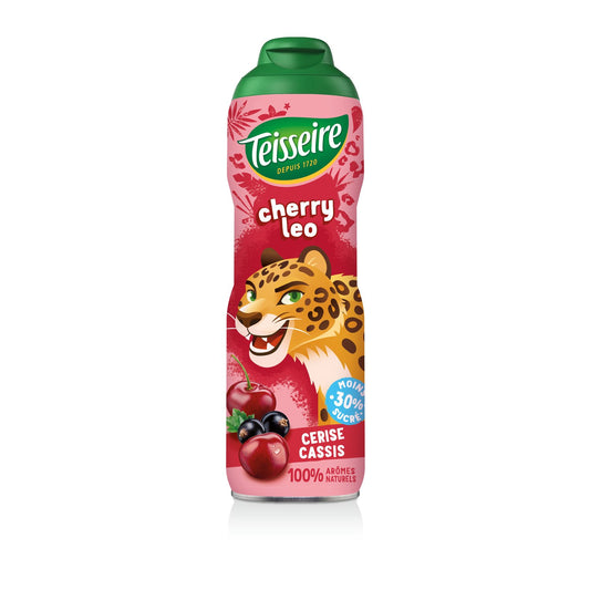 TEISSEIRE Sirop Leo Cerise et Cassis 60cl