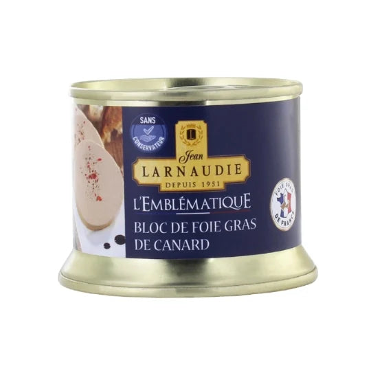 JEAN LARNAUDIE Bloc de foie gras de canard du Sud-Ouest 150g