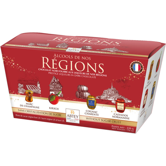 ABTEY CHOCOLATIER - Royal des lys ballotin alcools de france choc 220g