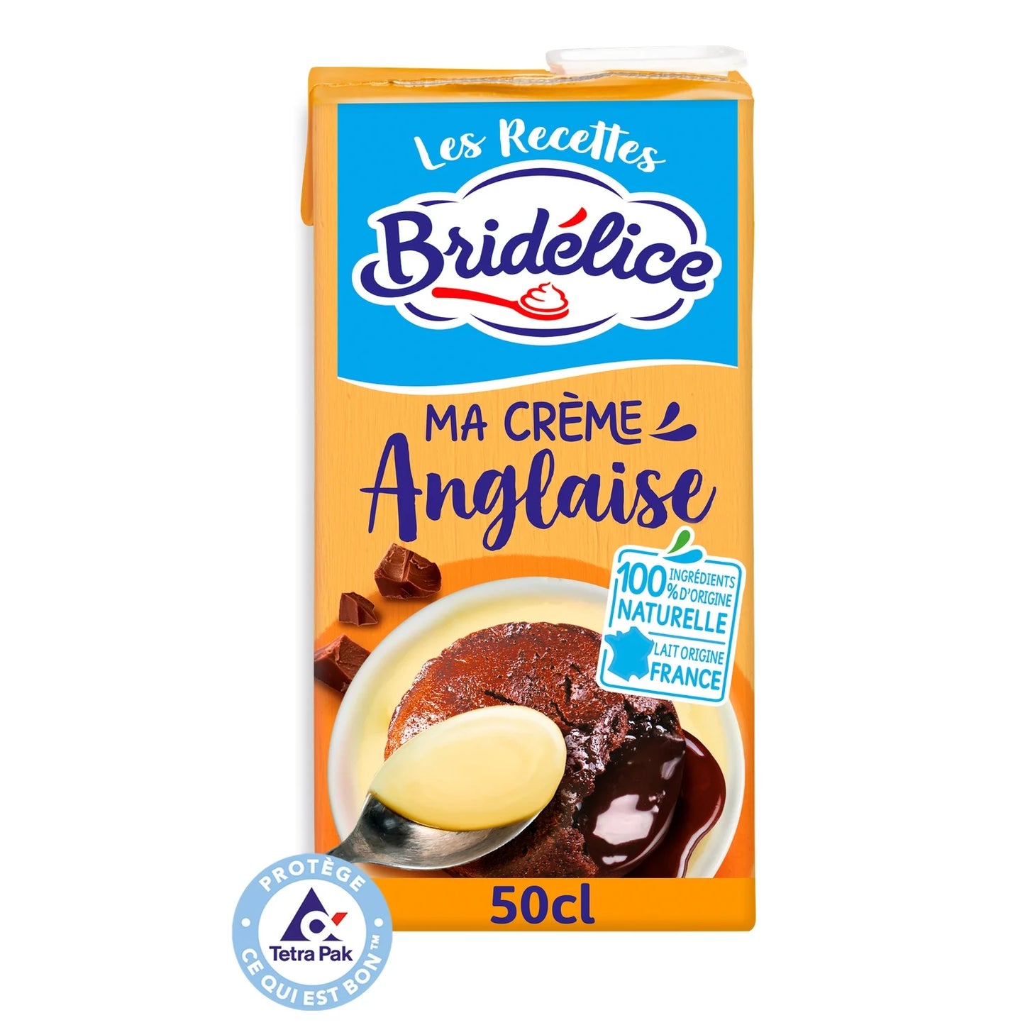 BRIDELICE Crème Anglaise UHT BRIDELICE 50cl