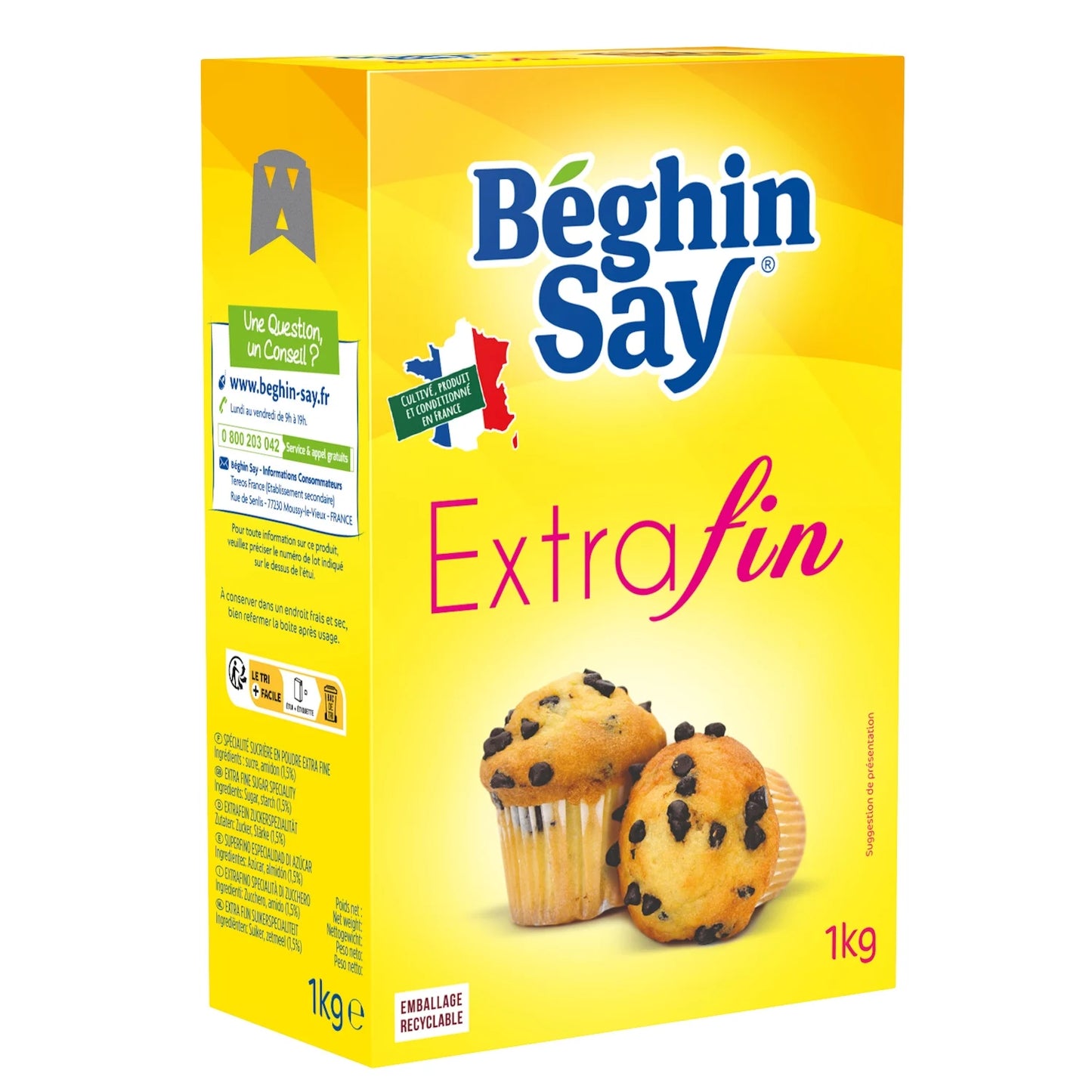 BEGHIN SAY Extra Fine Powdered Sugar 1kg