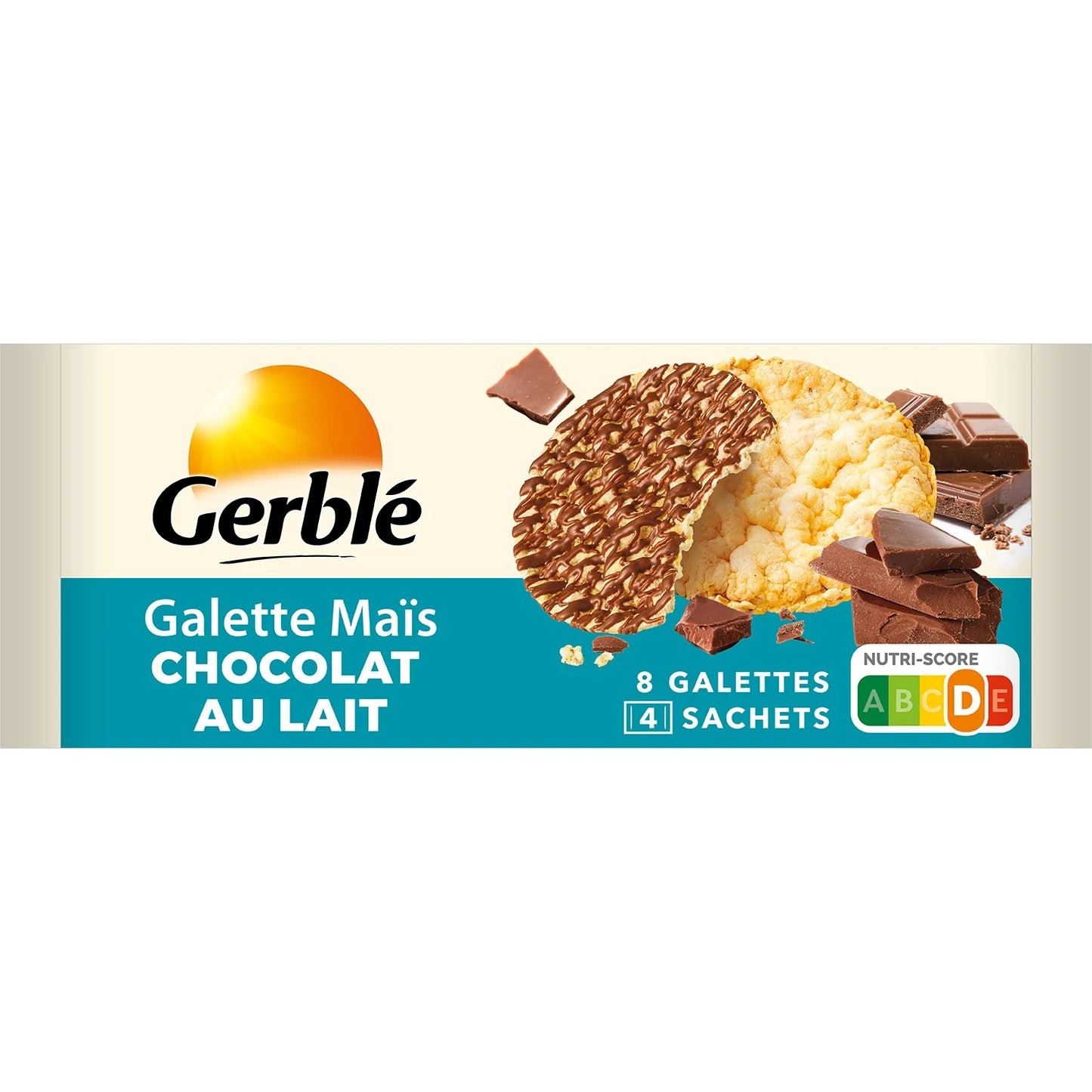 GERBLE Milk Chocolate Corn Cake - 124g
