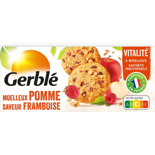 GERBLÉ Soft Biscuits Apple Raspberry 138g