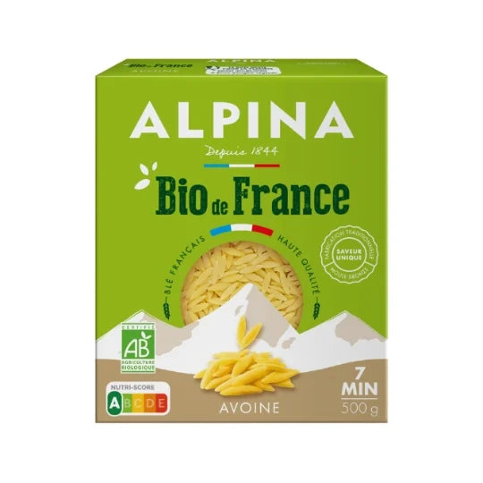 ALPINA Savoie Organic Avoine Pasta 500g