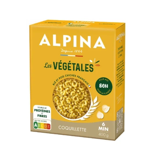ALPINA Pâtes torsade les végétales 400g