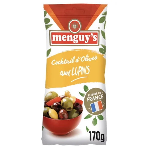 MENGUY'S Olives Vertes Dénoyautées aux Lupins 170g