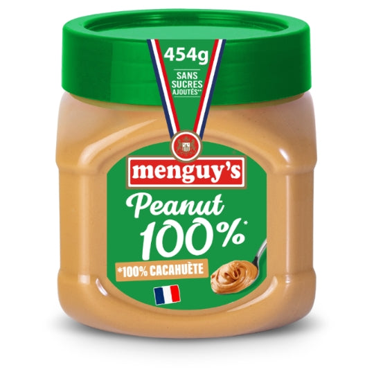 MENGUY'S Beurre de Cacahuètes 100% Cacahuètes 454g
