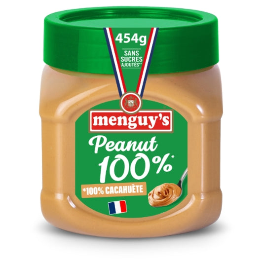 MENGUY'S Beurre de Cacahuètes 100% Cacahuètes 454g