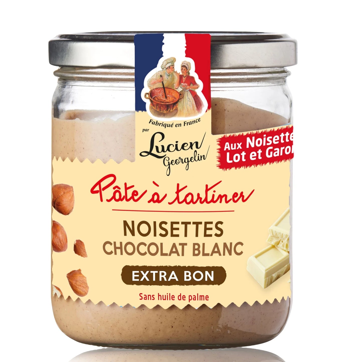 LUCIEN GEORGELIN Hazelnut White Chocolate Spread 400g