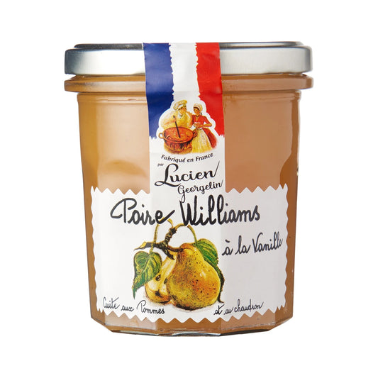 LUCIEN GEORGELIN Williams Pear Jam with Vanilla Cooked with Apples & in a Cauldron 320g