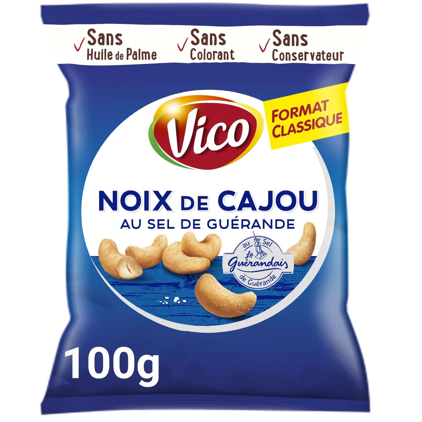 VICO Cashews with Guérande Sea Salt 100g