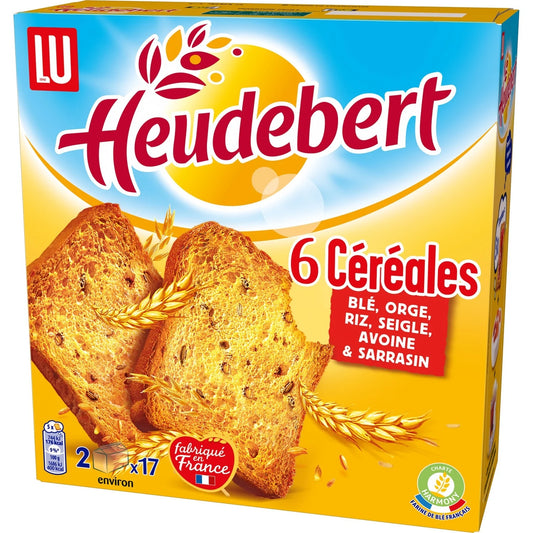 HEUDEBERT 6 Cereal Toasts 300g