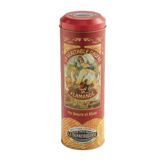 LA DUNKERQUOISE La Véritable gaufre flamande pur beurre et rhum 400g