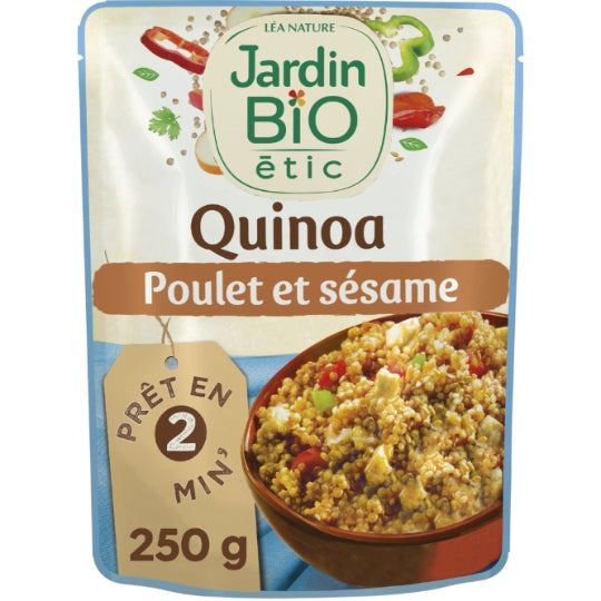 JARDIN BIO Organic Chicken & Sesame Quinoa 250g