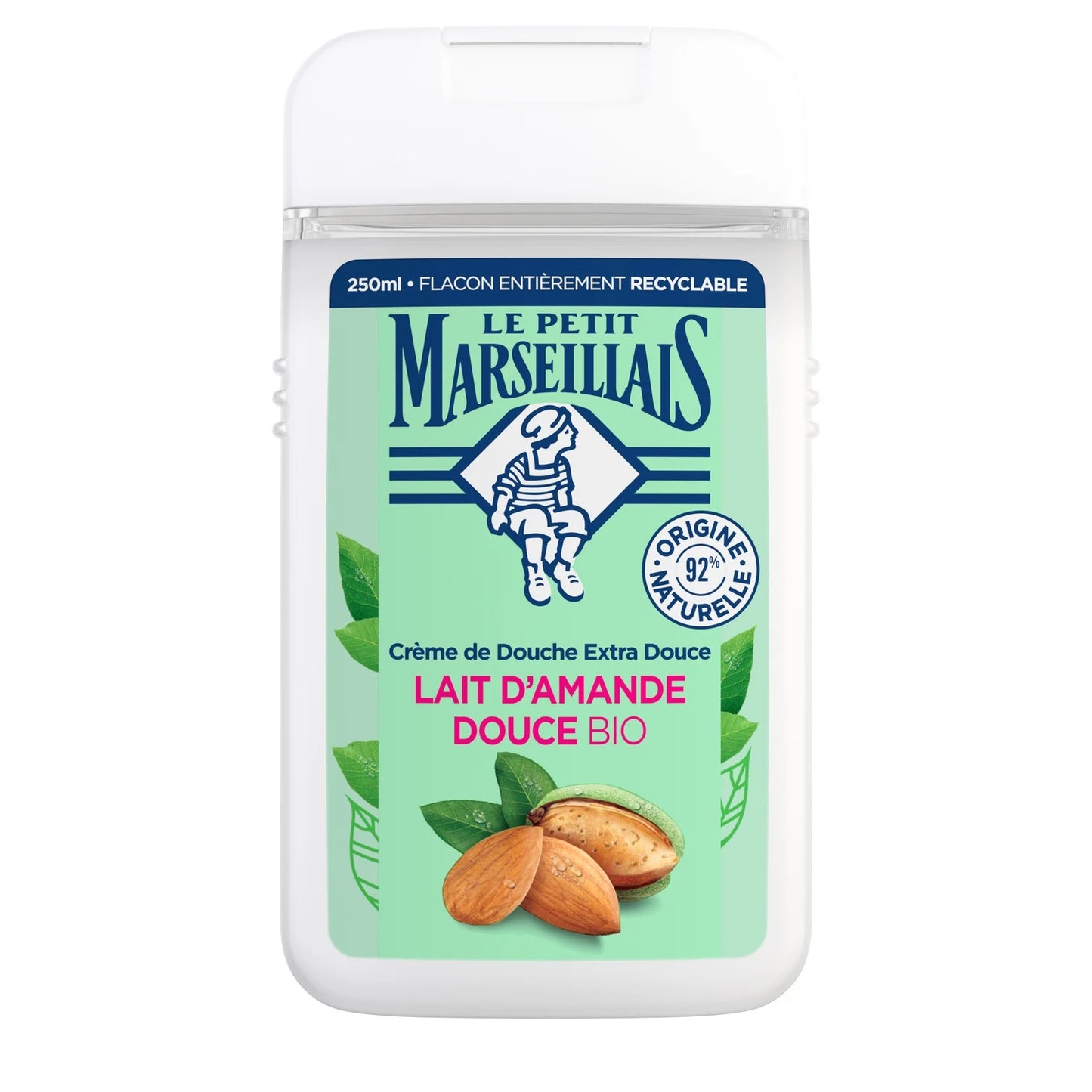 LE PETIT MARSEILLAIS Cream Texture Extra Gentle Shower Gel Organic Sweet Almond Milk 250ml