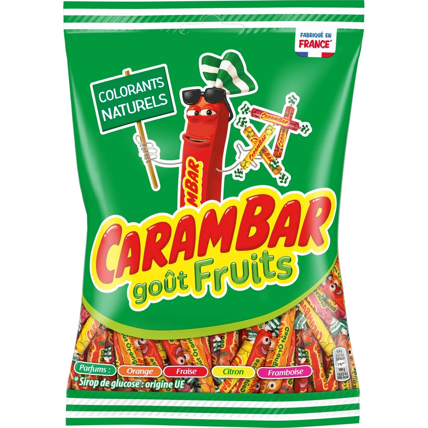 CARAMBAR Fruits Candies Assortment - 320g