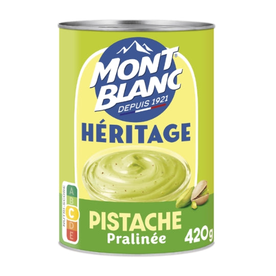 MONT BLANC Heritage Pistachio Praline Dessert Cream 420g