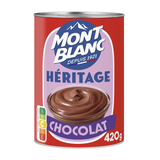 MONT BLANC Heritage Chocolate Flavored Dessert Cream 420g