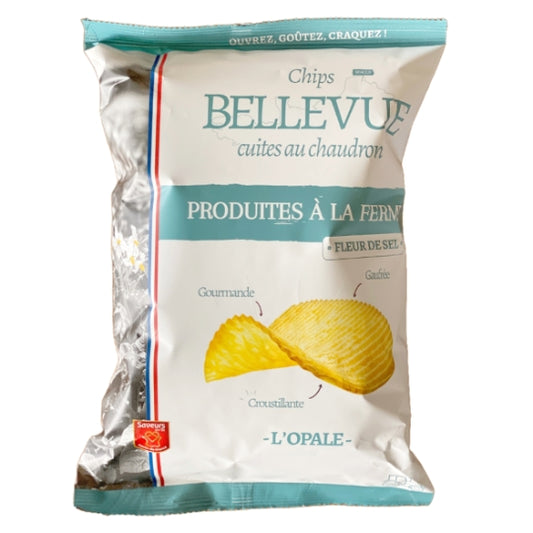 BELLEVUE Chips Fermières à la Fleur de Sel 125g