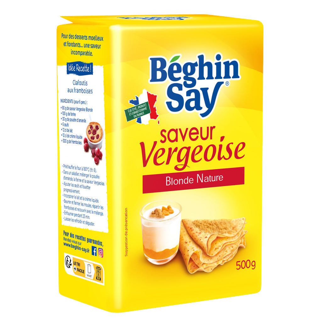 BEGHIN SAY Spécialité sucrière saveur Vergeoise, blonde nature 500g