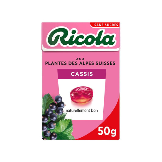 RICOLA Blackcurrant Sugar-Free Candy with Stevia 50g