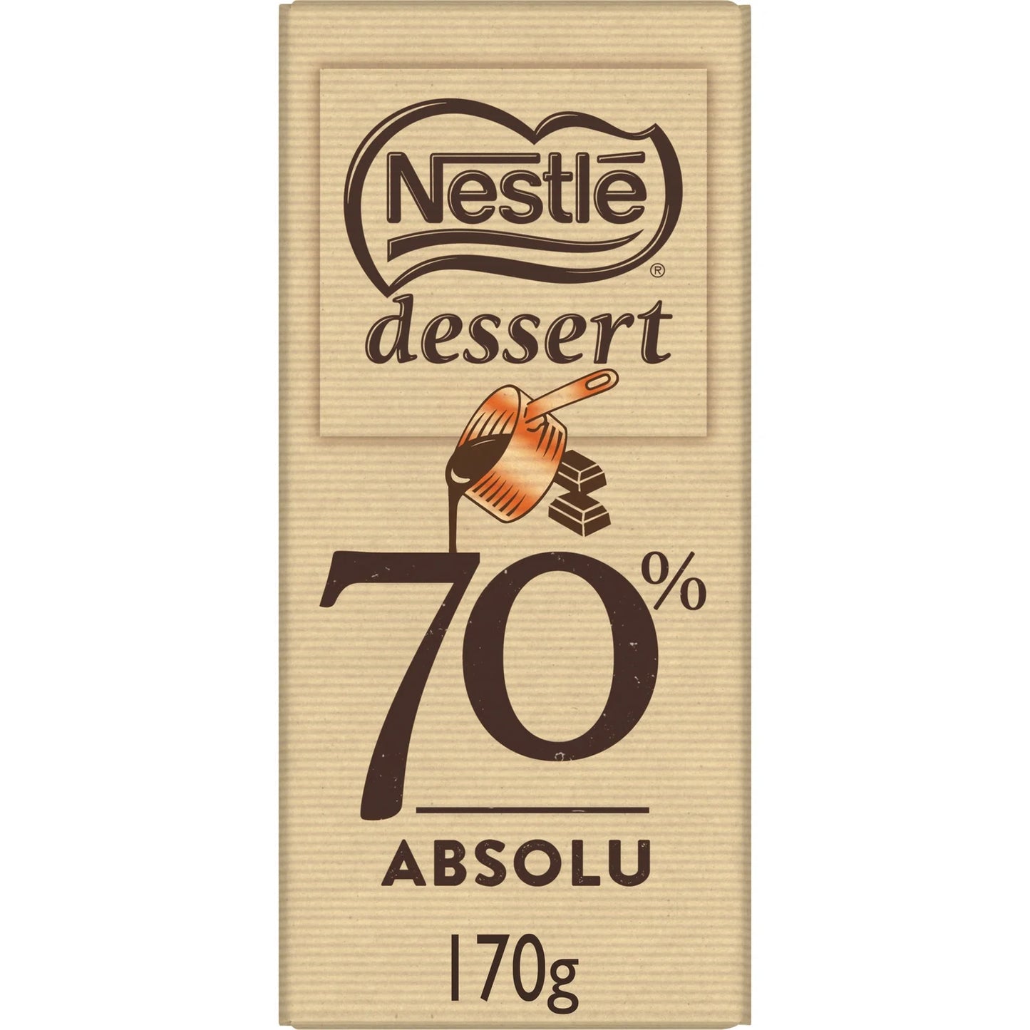 NESTLÉ Dessert Dark Chocolate 70% Absolu 170g