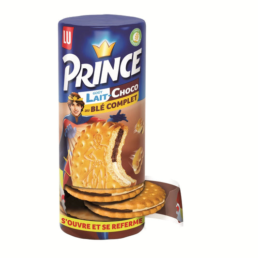 LU Prince – Whole Wheat Biscuits Filled with Milk & Chocolate 300g