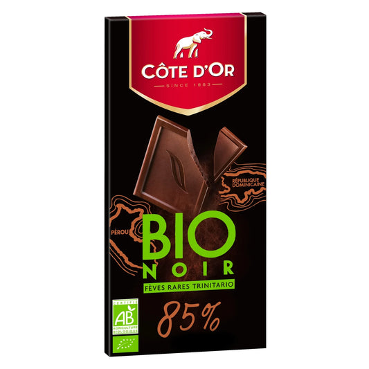 CÔTE D’OR Organic 85% Dark Chocolate Bar 90g